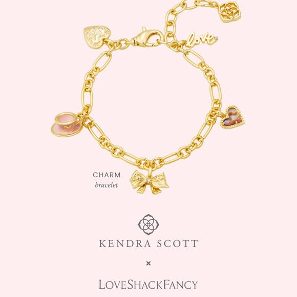 NEW Kendra Scott x LoveShackFancy Charm Bracelet - Picture 3 of 4